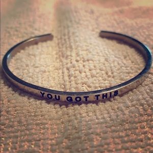 Mantraband “You Got This” Silver Bracelet